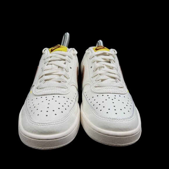 Nike Court Vision Low Sail Oxen Brown Your Yellow Shoes CD5434-117 Women's Sz 7 - Picture 2 of 10